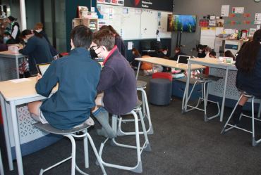 The new building and learning spaces at Wairarapa Cobham Intermediate. Photo: Supplied