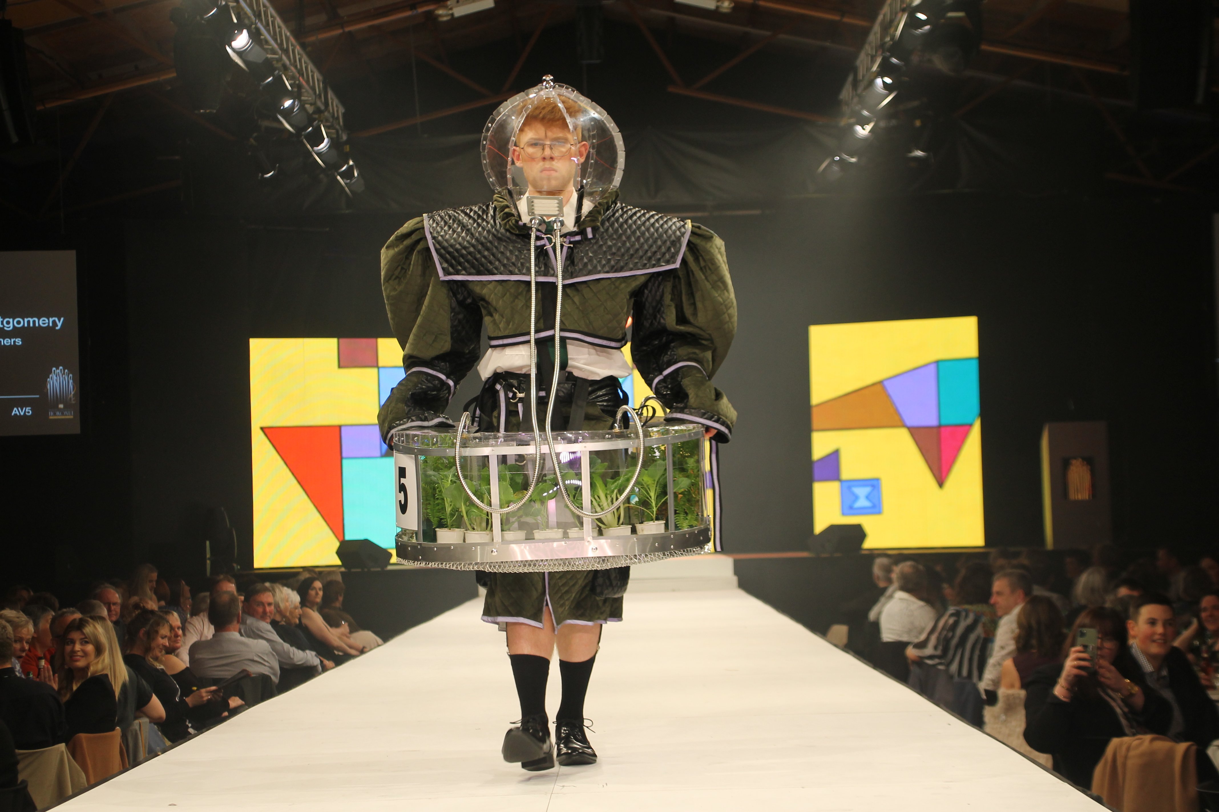 Port Chalmers’ designer Simone Montgomery won the Open Avante Garde section at the Hokonui...