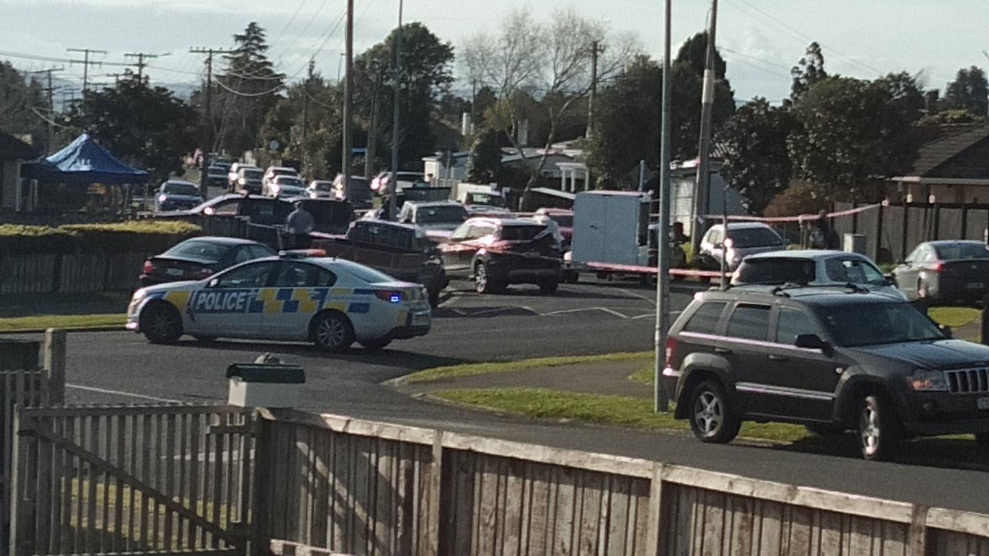 Police have cordoned off a street in Hamilton after an incident which left one man dead and...