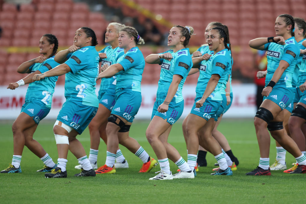 Matatu perform a challenge ahead of a match last season. Photo: Getty Images