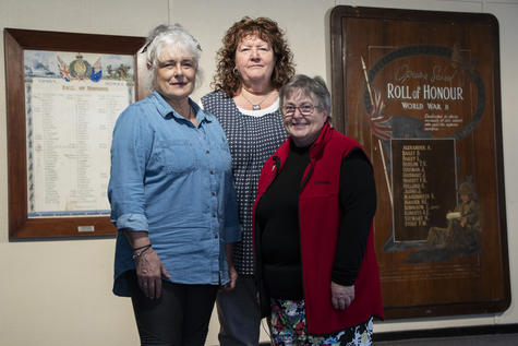 Kay Wenmoth (left), Karen Gardner and Robyn Drummond have joined forces to research and...