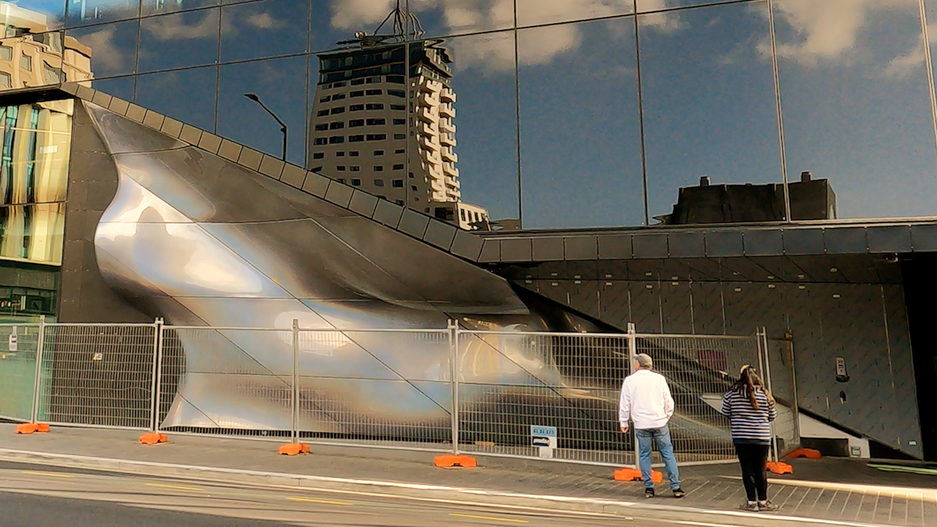 A giant piece of artwork is turning heads in Christchurch. PHOTO: GEOFF SLOAN