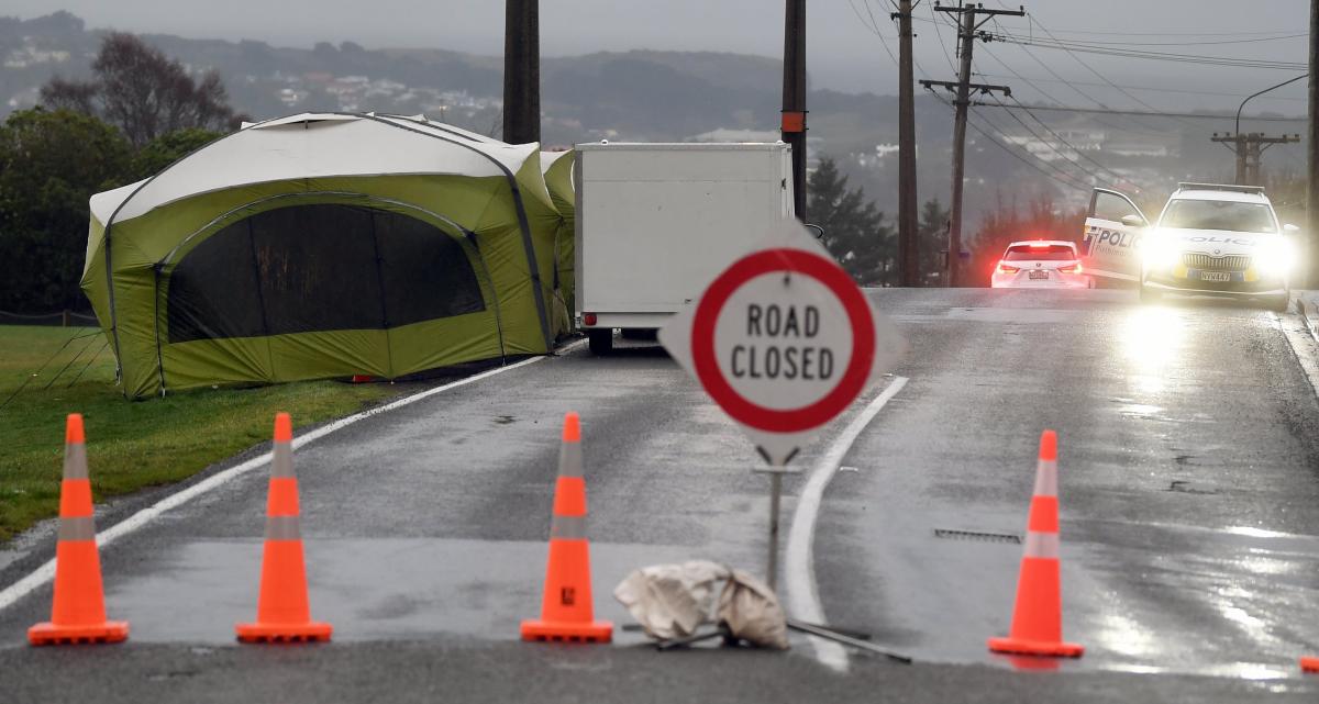 The scene of the alleged murder in July this year. Photo: ODT files