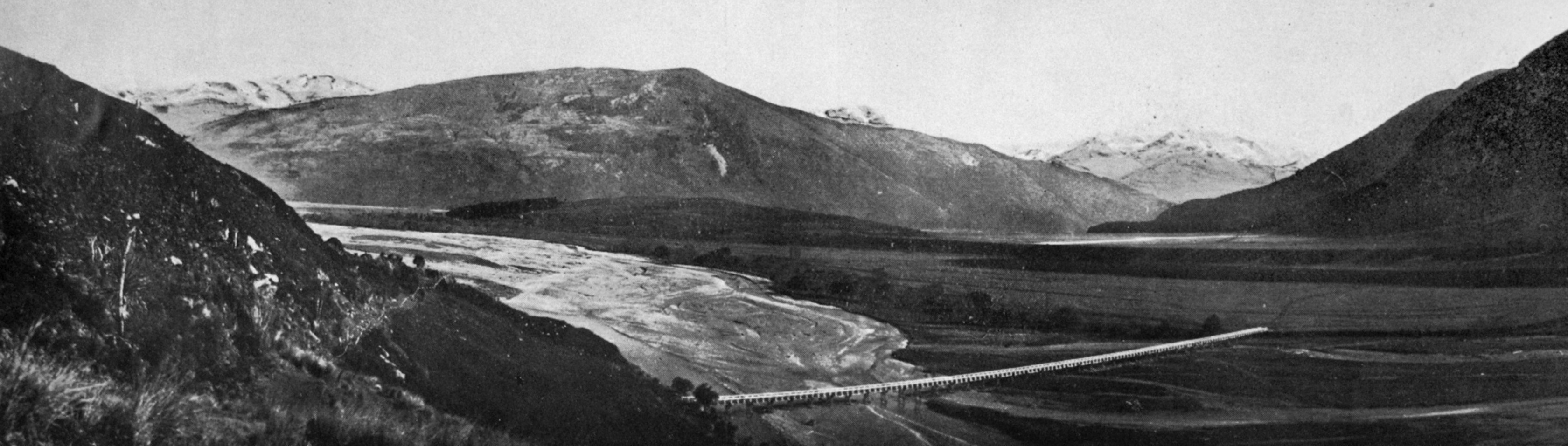 The Rees River, at the head of Lake Wakatipu. — Otago Witness, 5.12.1922