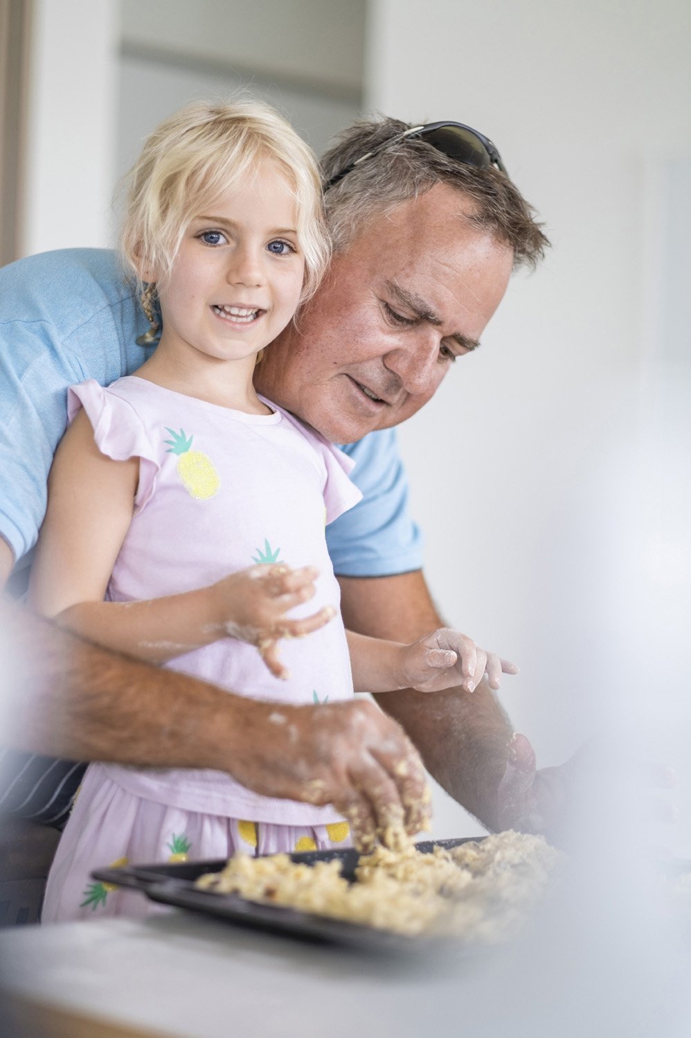 Simon Gault is a solo dad to Hazel. Photo: Supplied