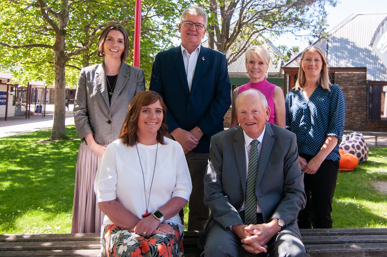 The newly elected members of the Cromwell Community Board after the board’s inaugural meeting on...