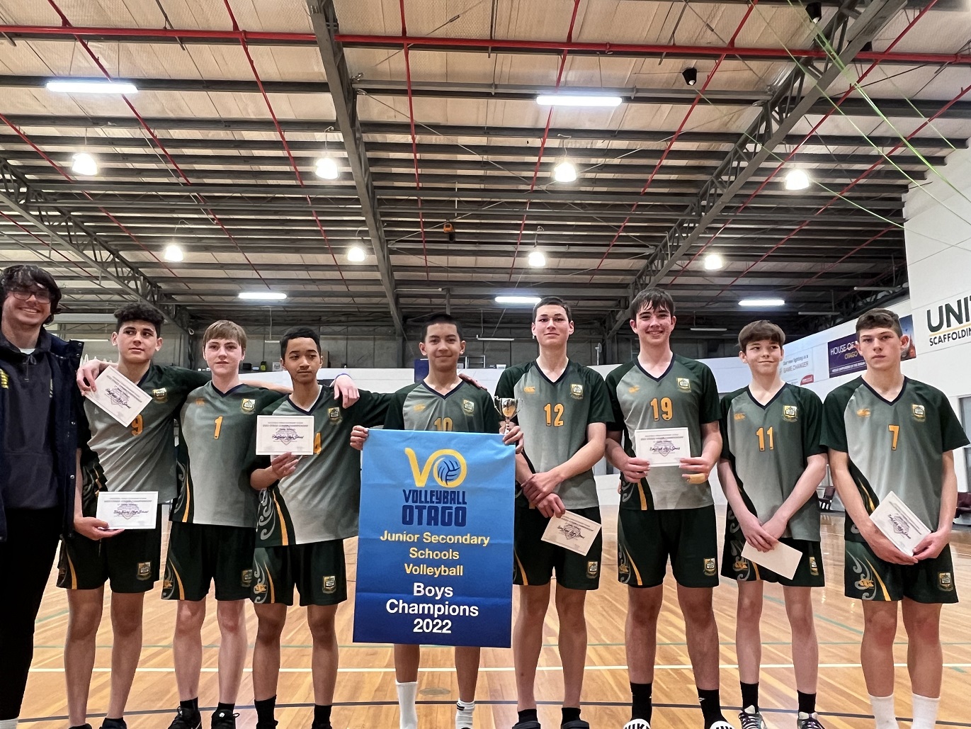 Bayfield High School boys volleyball team. Photo: Supplied