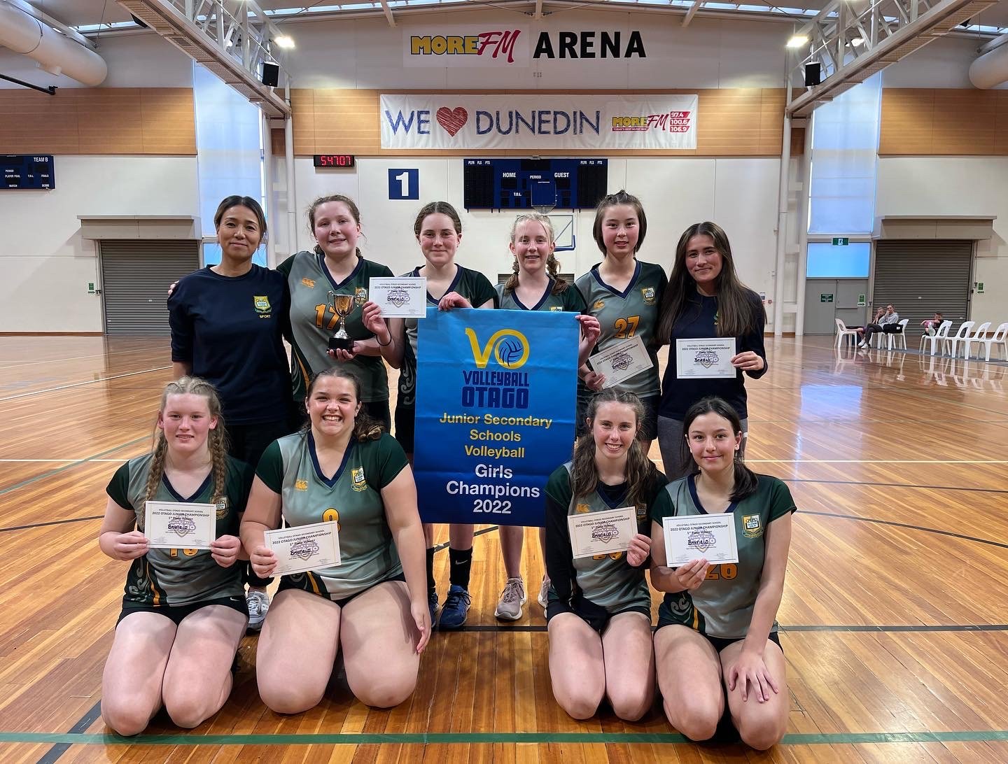 Bayfield High School girls volleyball team. Photo: Supplied