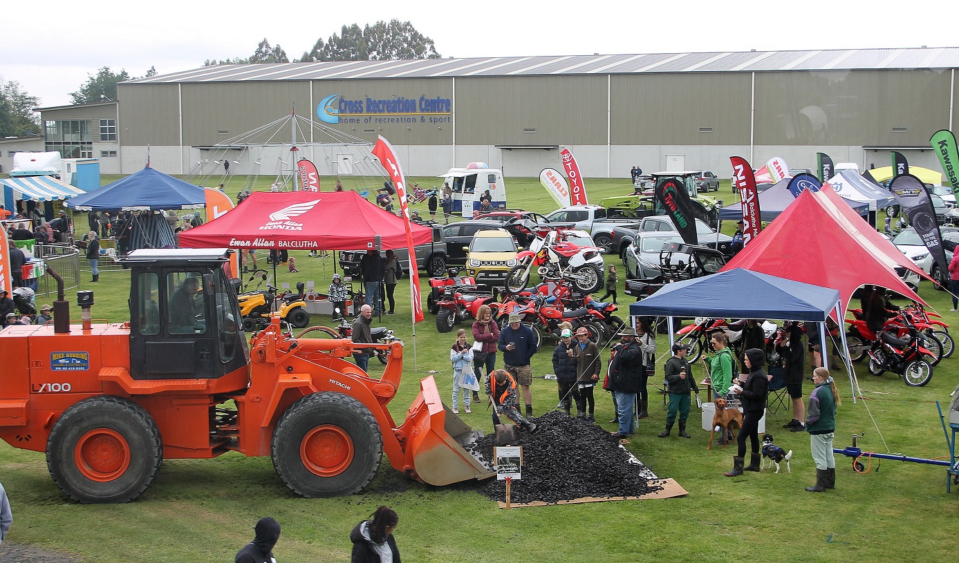 Among the South Otago A&P Show trade displays was a popular competition to see how much Kai Point...