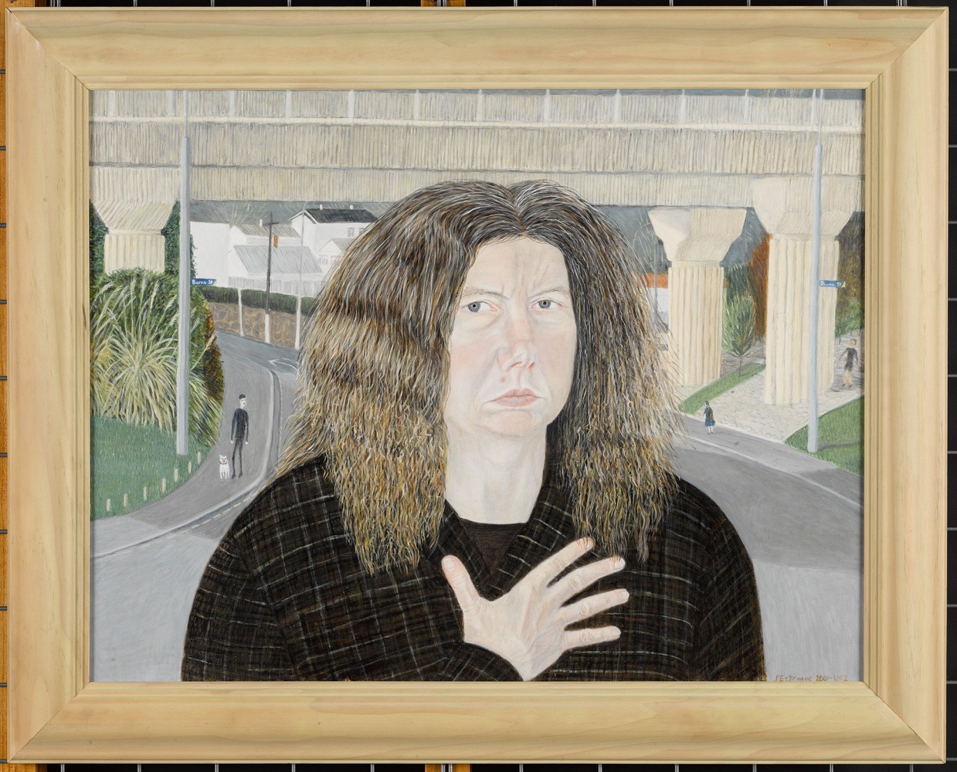 Self-Portrait at Caversham (2001-02), acrylic on board: 570×750mm. Photo: Supplied