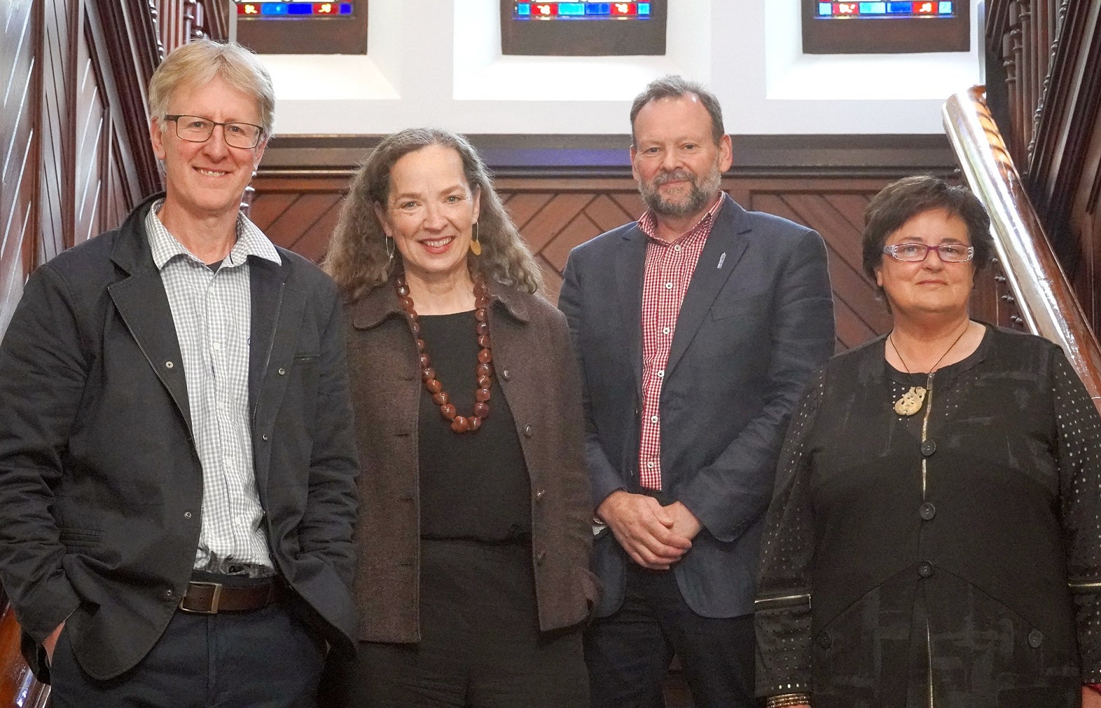 High achieving University of Otago professors (from left) James Higham, Lisa Matisoo-Smith, Phil...