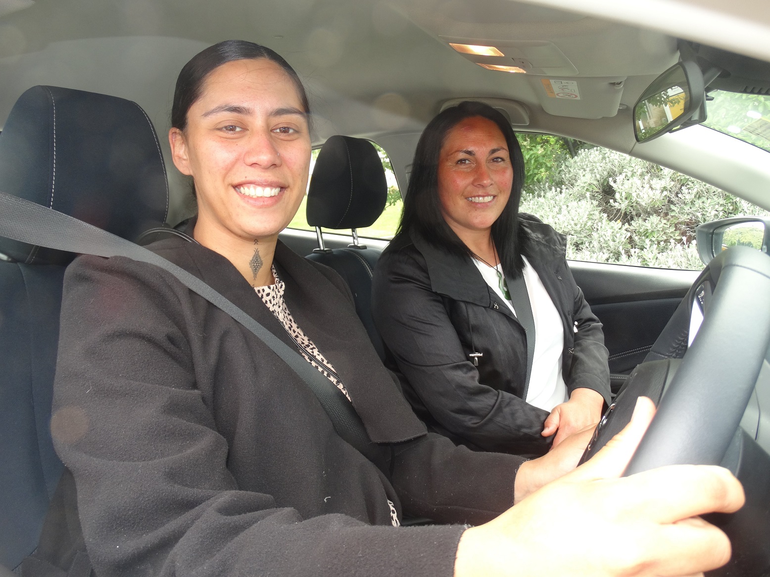 Drive My Life student Derrin Thomas (left) has just got her restricted licence after going for...