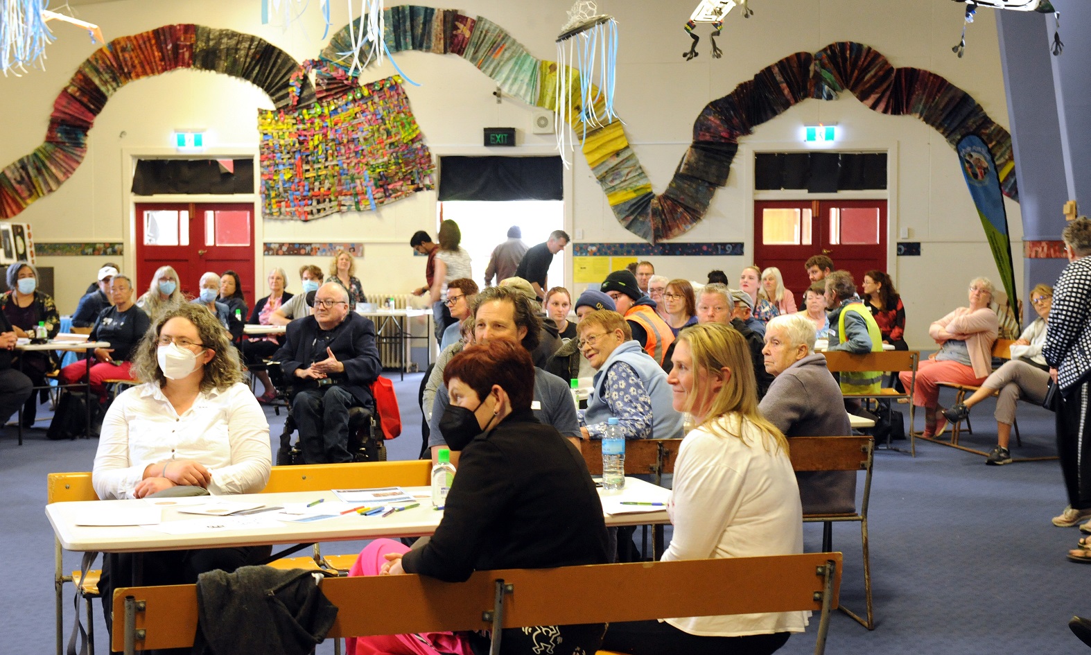 More than 100 residents from the South Dunedin community turned up to a hui at Bathgate Park...