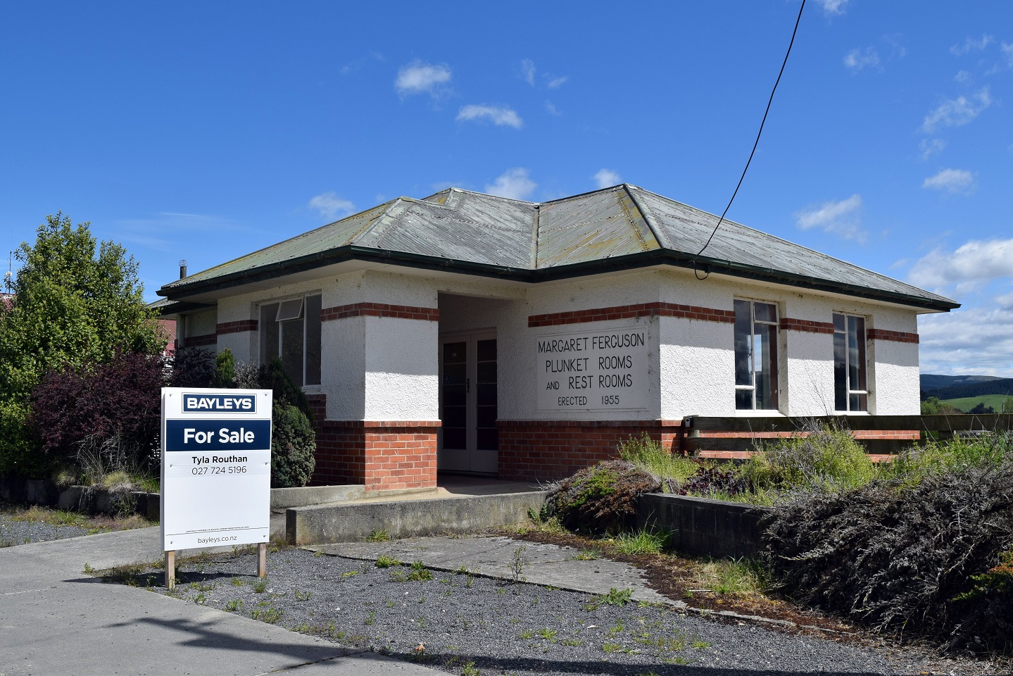 The Plunket rooms in Roxburgh St in Heriot is for sale. Photo: Shawn McAvinue