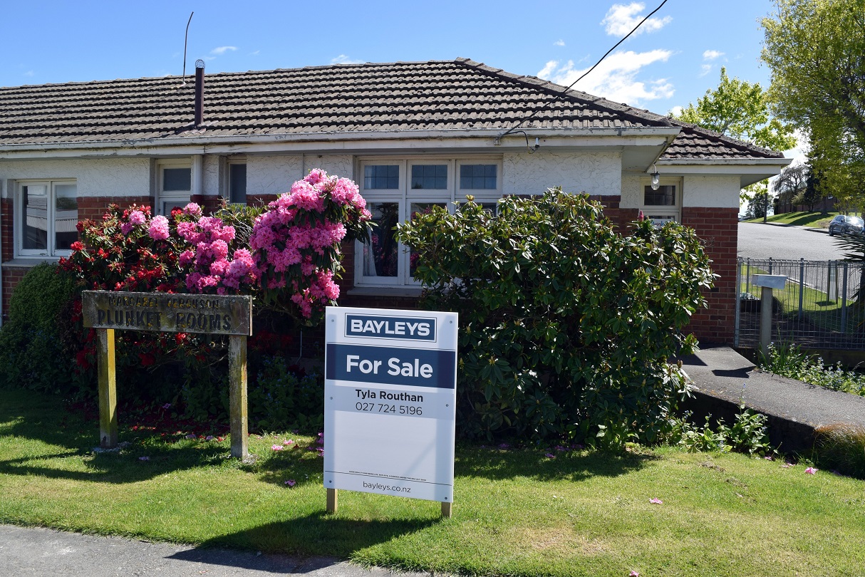 The three room, brick and roughcast Plunket rooms in Tapanui is on the market. Photo: Shawn McAvinue