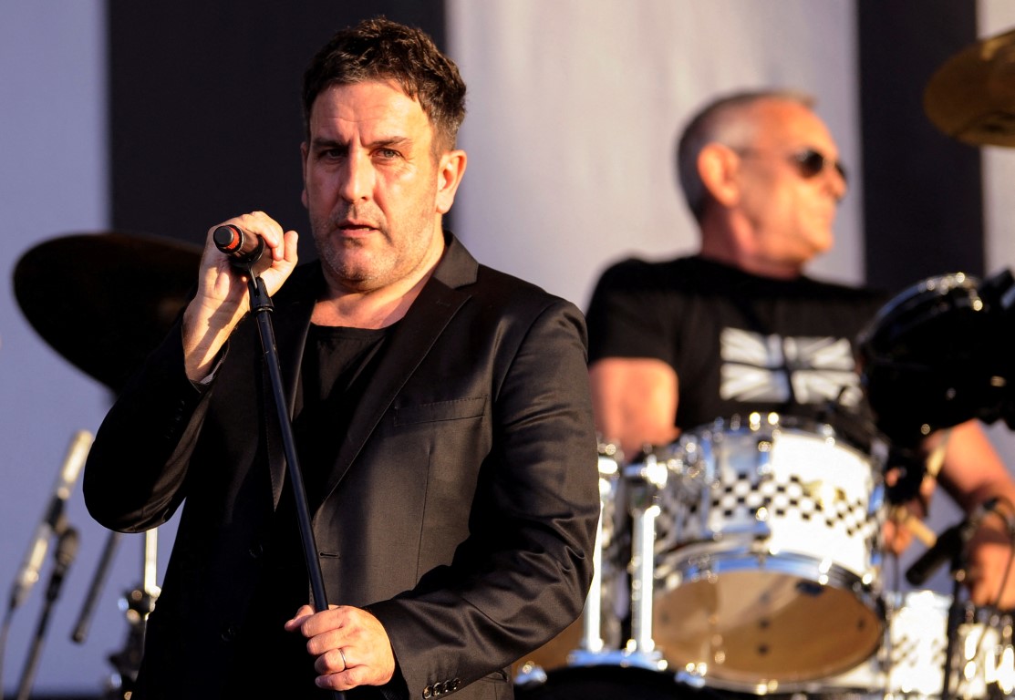 Terry Hall performs as part of celebrations before the London 2012 Olympic Games closing ceremony...