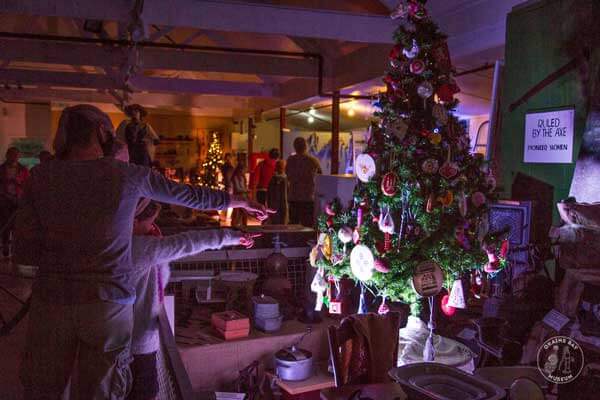 The Christmas trees will be at Okains Bay Museum until January 15, 2023. Photo: Howard Pettigrew...