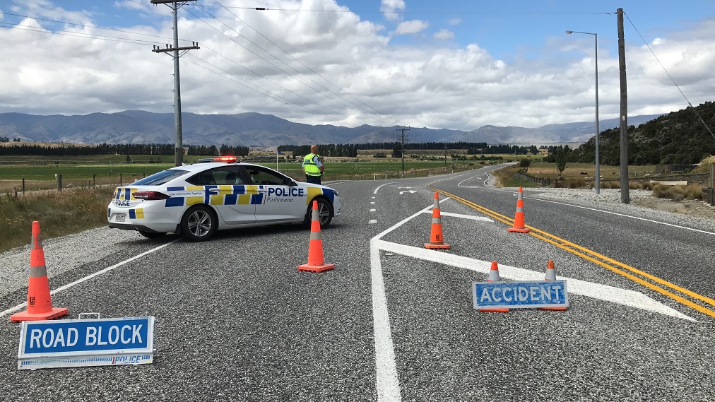 Part of State Highway 6 between Luggate and Cromwell was closed following the crash. Photo:...