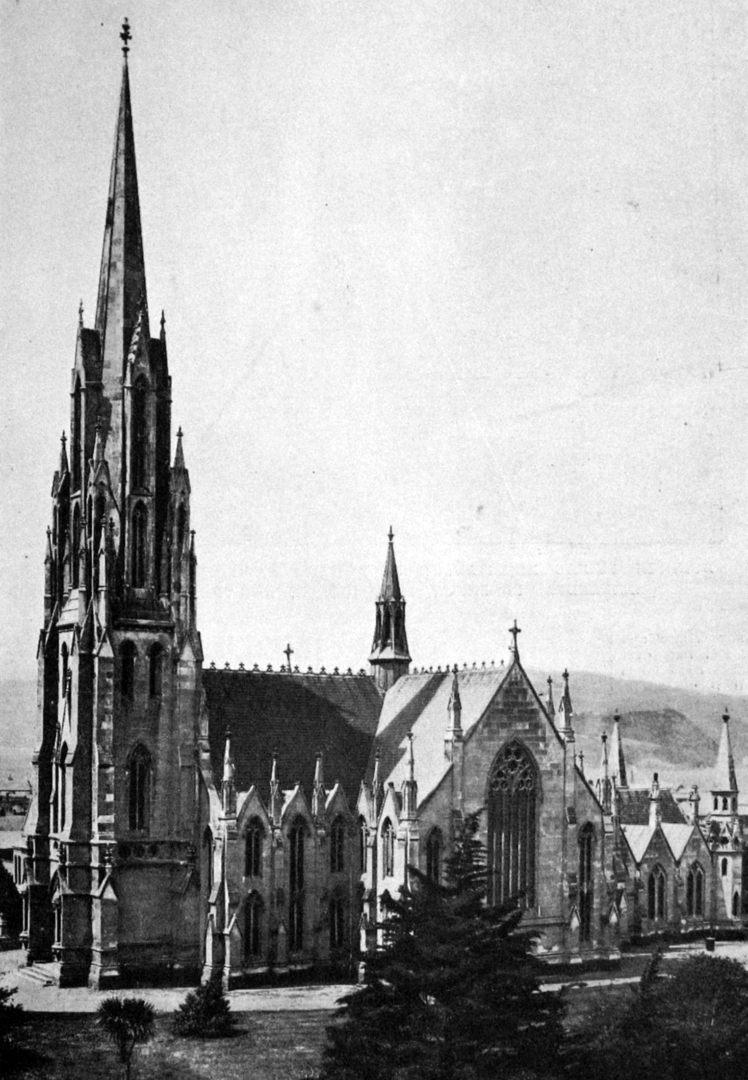 The First Church (Presbyterian), on Bell Hill, Dunedin, near the site of the original First...