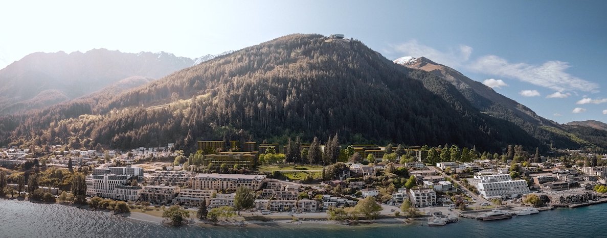 A concept image of the Lakeview Te Taumata development above Queenstown’s CBD. Photo: Supplied