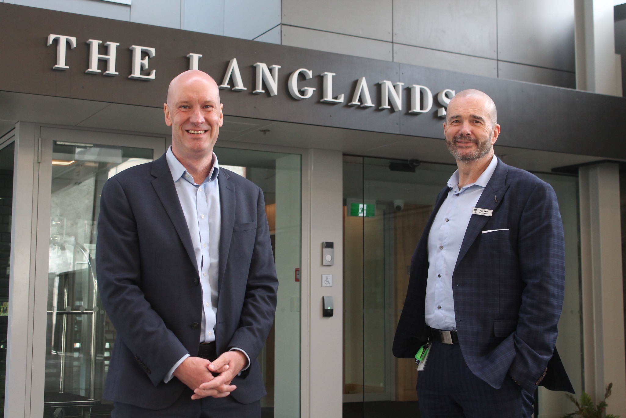 ILT chief executive Chris Ramsay (left) and The Langlands executive manager Bryan Townley are...