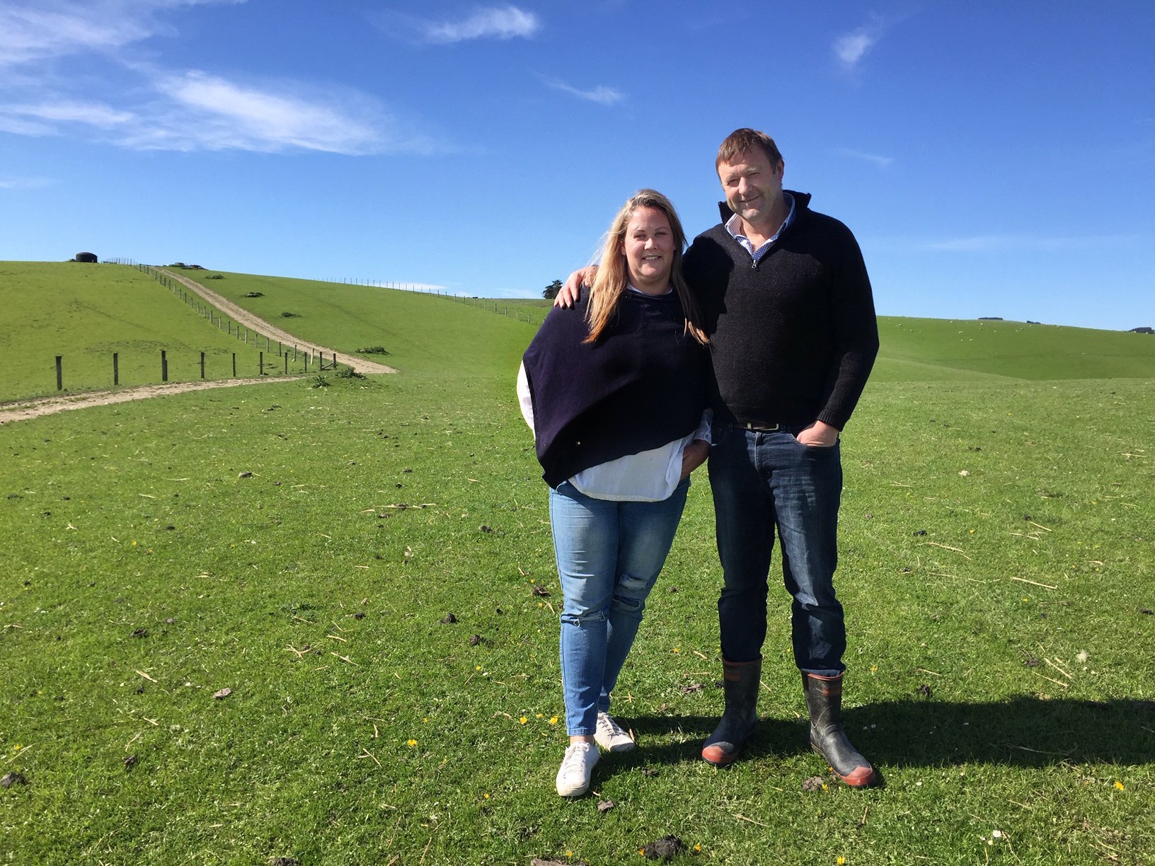 Lawrence farmer and Otago Federated Farmers president Mark Patterson with wife Jude. Photo: ODT...