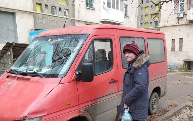 Andrew Bagshaw was volunteering in the Ukraine. Photo: Grzegorz Rybak / RNZ