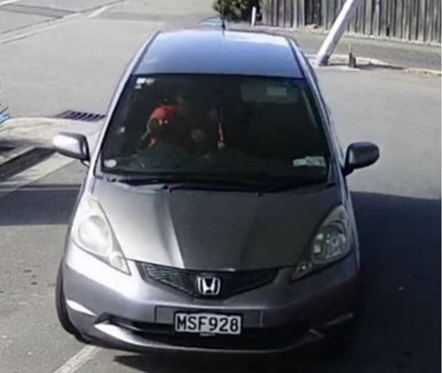 Police are also asking for sightings of Chad Puru's Honda Fit, registration MSF928.