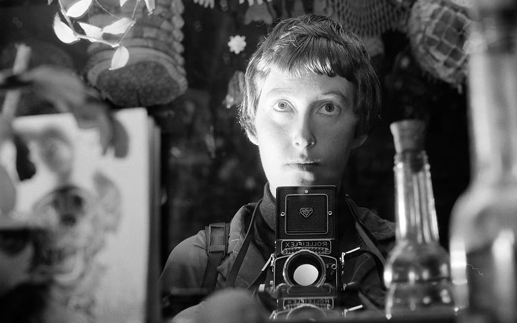 Ans Westra, seen here in a self-portrait, has died at age 86. Photo: Alexander Turnbull Library