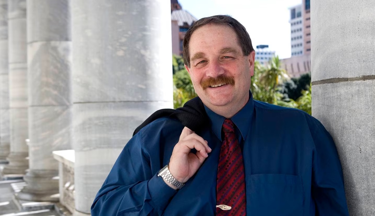 Chester Borrows at Parliament in 2006. Photo: NZ Herald