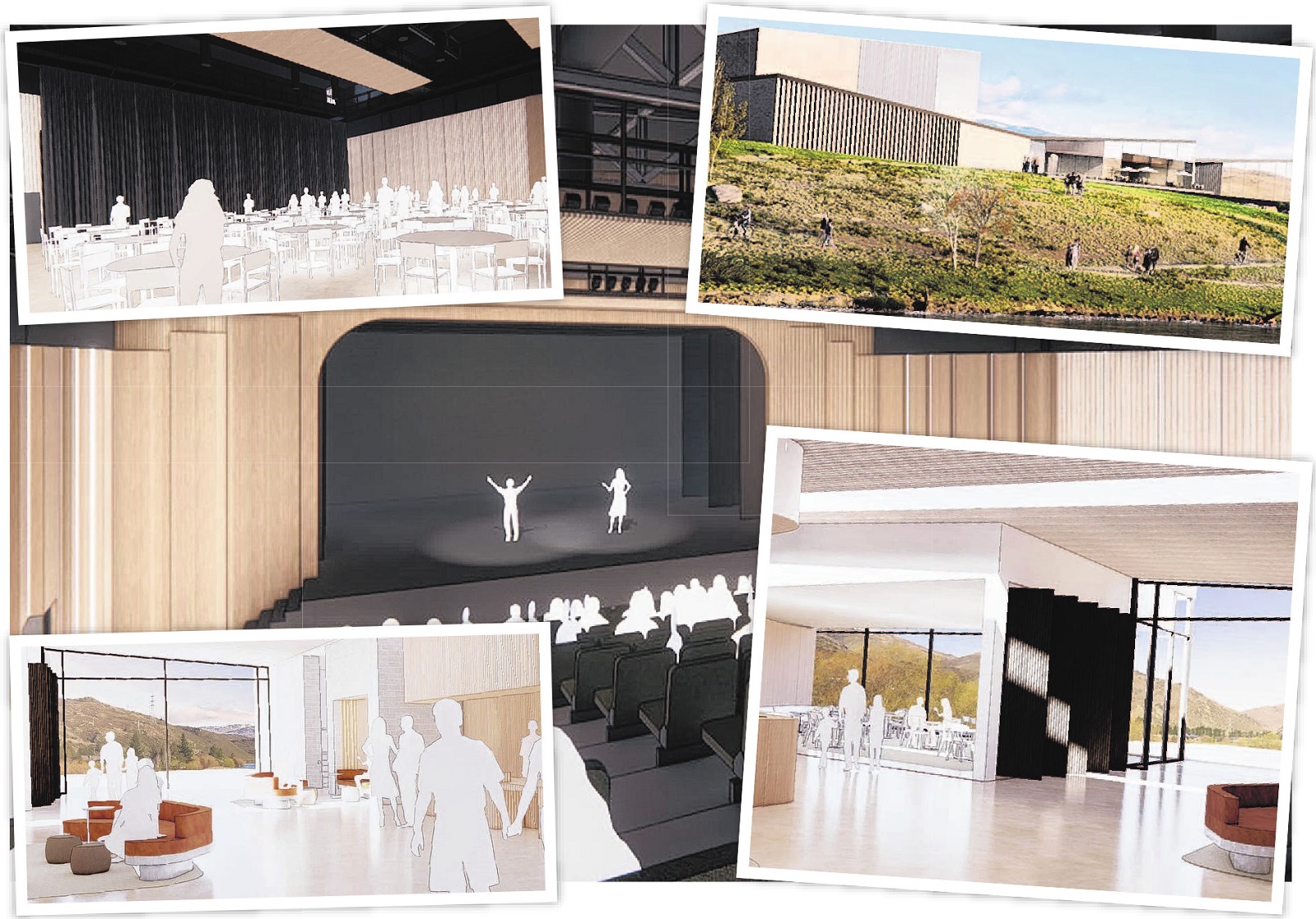 Architect impressions of the proposed Cromwell memorial hall and events centre. IMAGES: SUPPLIED