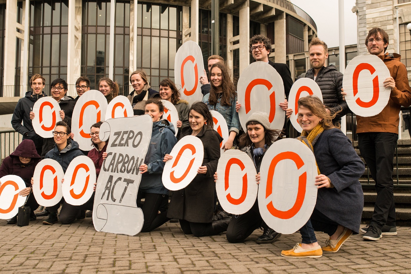 Generation Zero launches its national campaign for zero carbon legislation outside Parliament in...