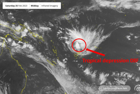 Tropical low "8F" is developing near Fiji, but it is too early to say whether it will become a...