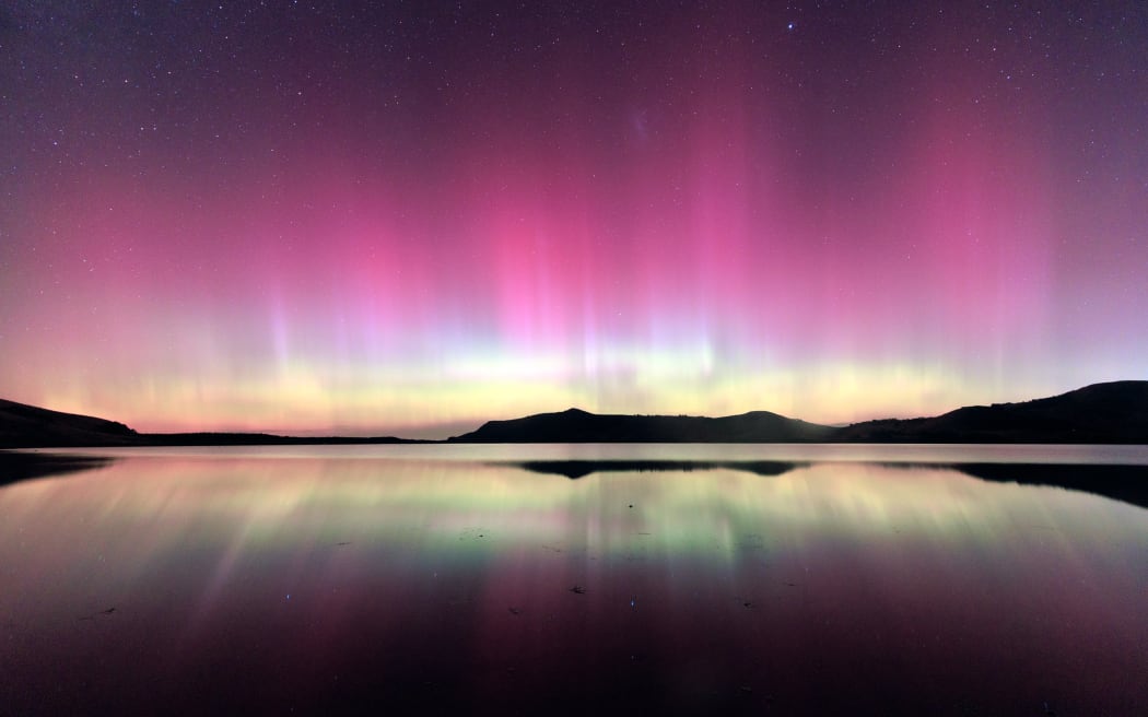 A recent display of the aurora australis. Photo: Supplied / Ian Griffin