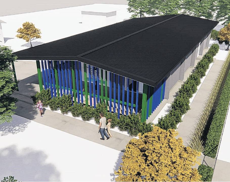 New design . . . The concept design of West Eyreton School’s new classroom block. IMAGE: SUPPLIED...