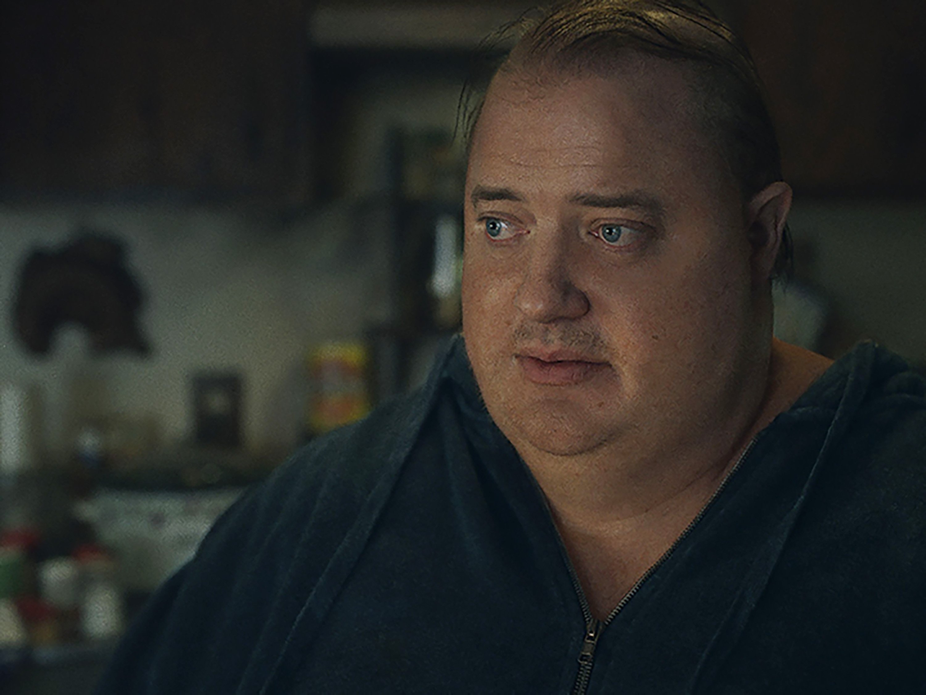 Brendan Fraser stars in A24's The Whale. Photo: TNS