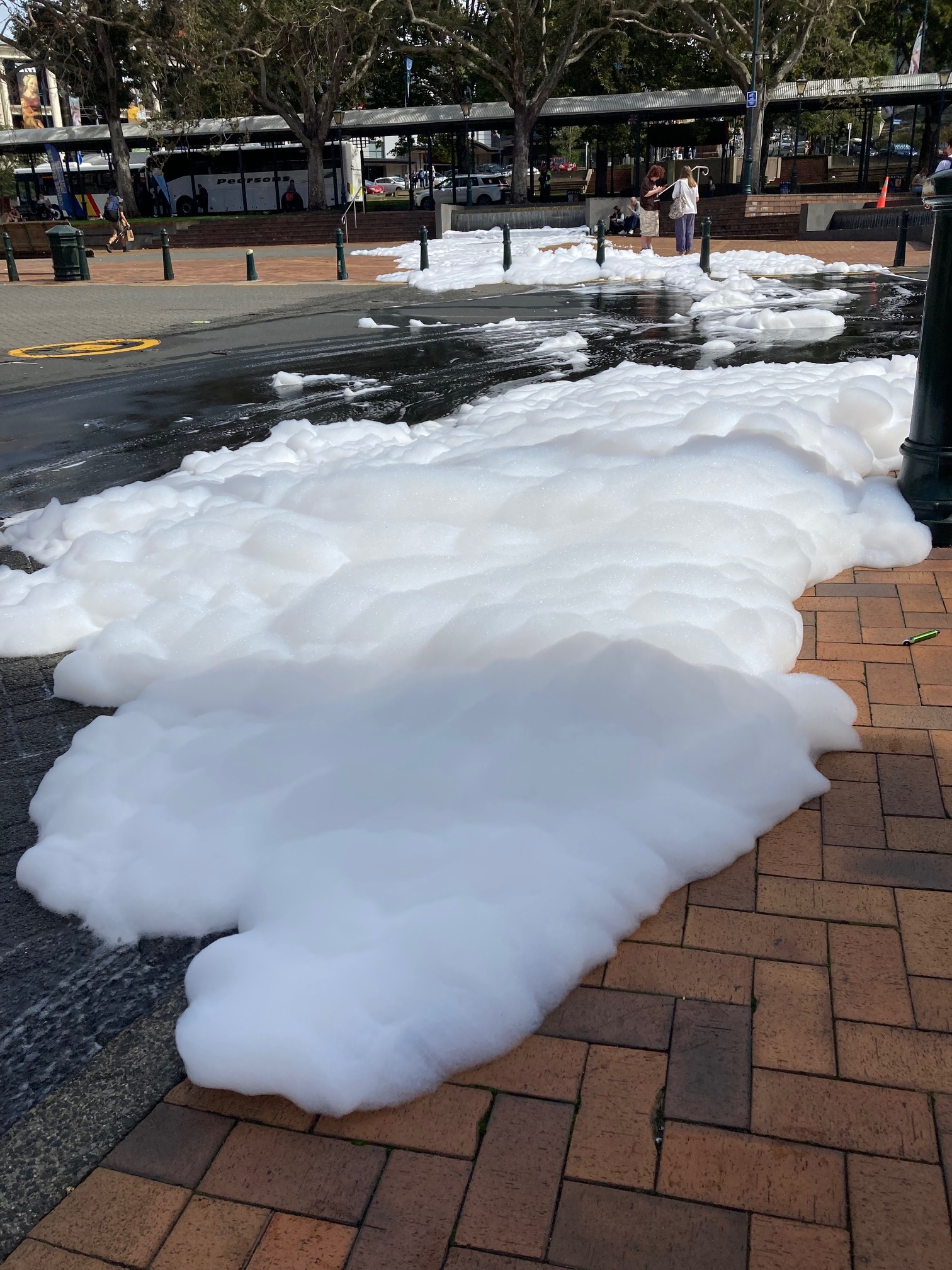 The suds as viewed from Stuart St.