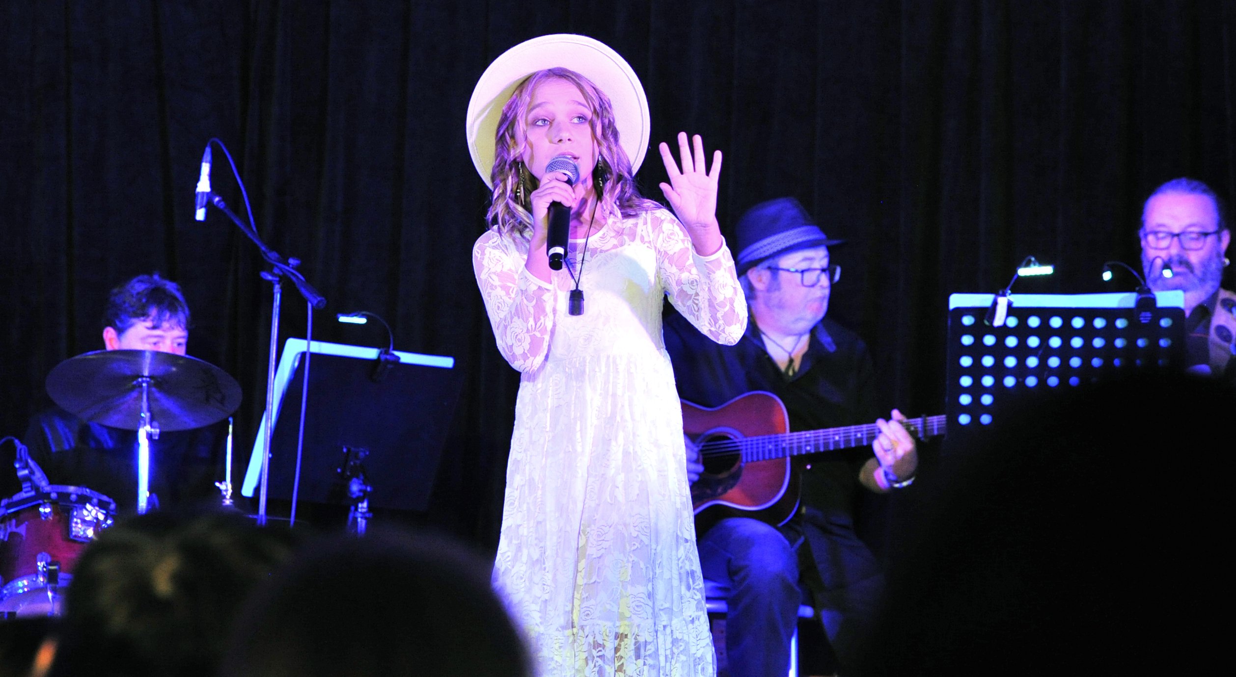 Alyssa Simpson (11), of Invercargill, sings Mother, by Sugarland, in the vocal solo finals of the...