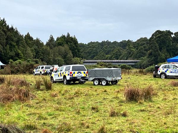 Police engaged in the operation yesterday. Photo: NZ Police