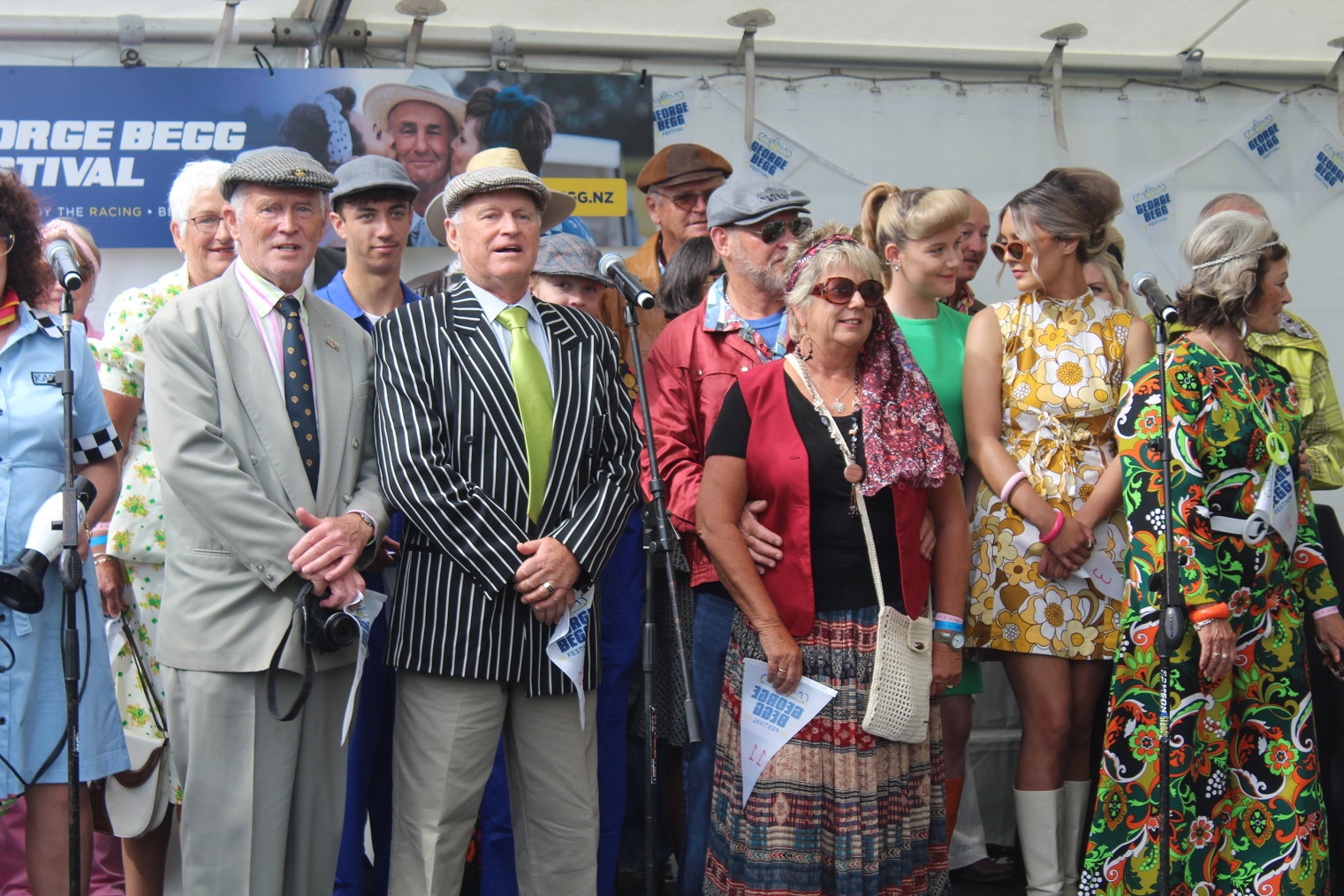 The Trends on the Track competition drew the best-dressed attendees of the George Begg Festival...