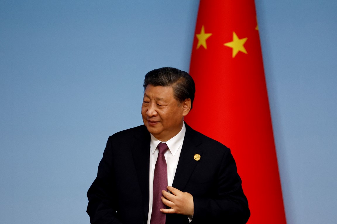 Chinese President Xi Jinping at the joint press conference for the China-Central Asia Summit in Xian, Shaanxi province, China. Photo: Reuters