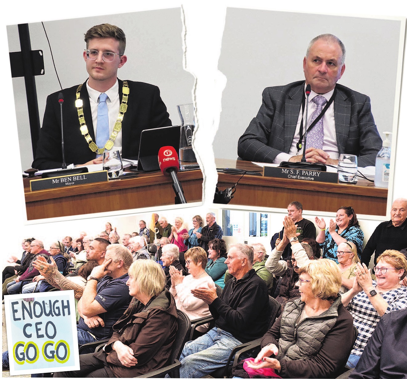 The relationship between Gore Mayor Ben Bell (left) and Gore District Council chief executive...