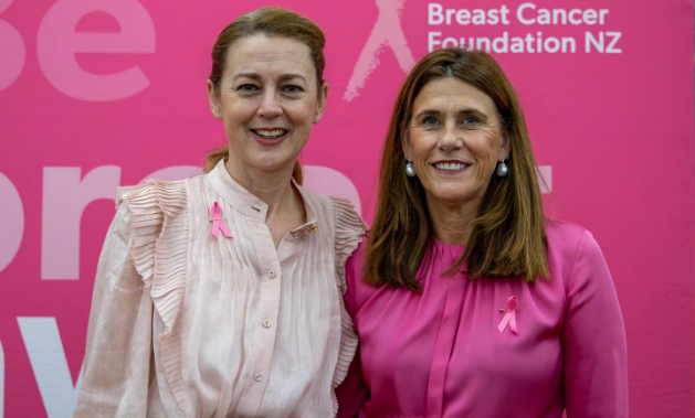 Breast Cancer Foundation NZ chief executive Ah-Leen Rayner (left), and chairwoman Justine Smyth....