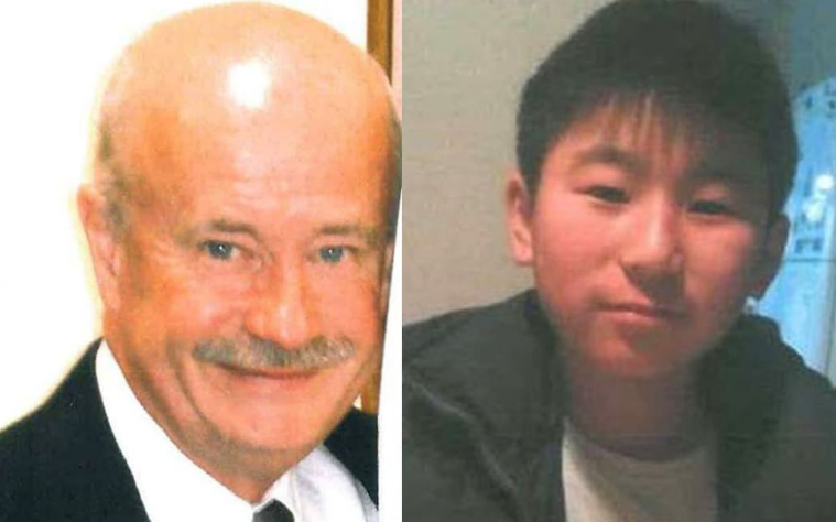 John Beckenridge (left) disappeared with his step-son Mike Zhao-Beckenridge in March 2015. Photo:...