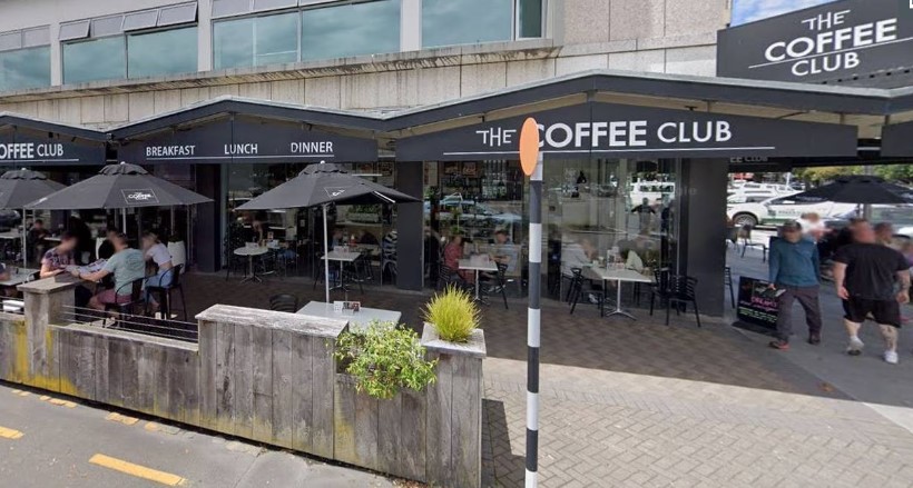 The Coffee Club The Square cafe in Palmerston North. Mongrel Mob gang members were involved in a...