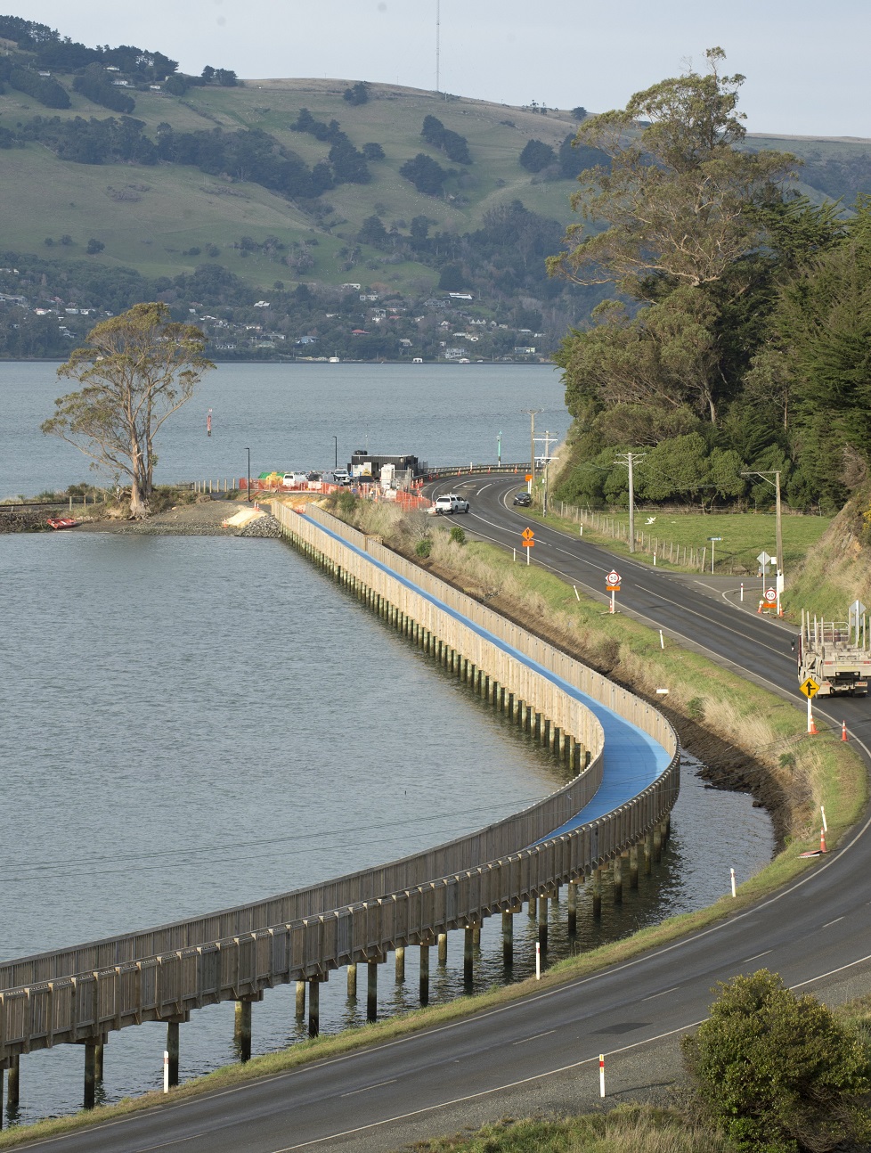 A section of Te Ara Moana along the west harbour. Photo: Gerard O'Brien