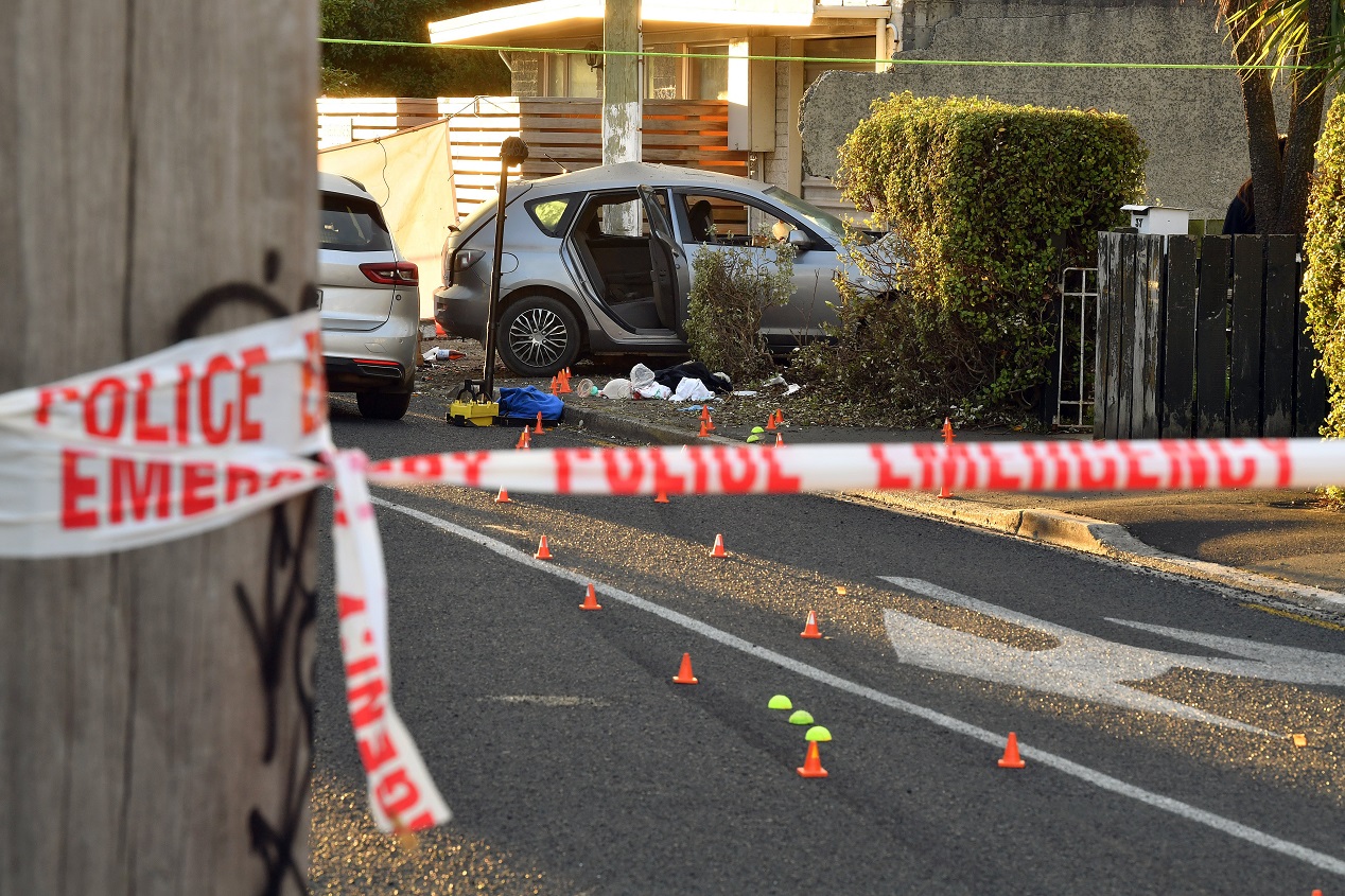 A man was killed in the crash in Melbourne St, South Dunedin, last month. PHOTO: STEPHEN JAQUIERY