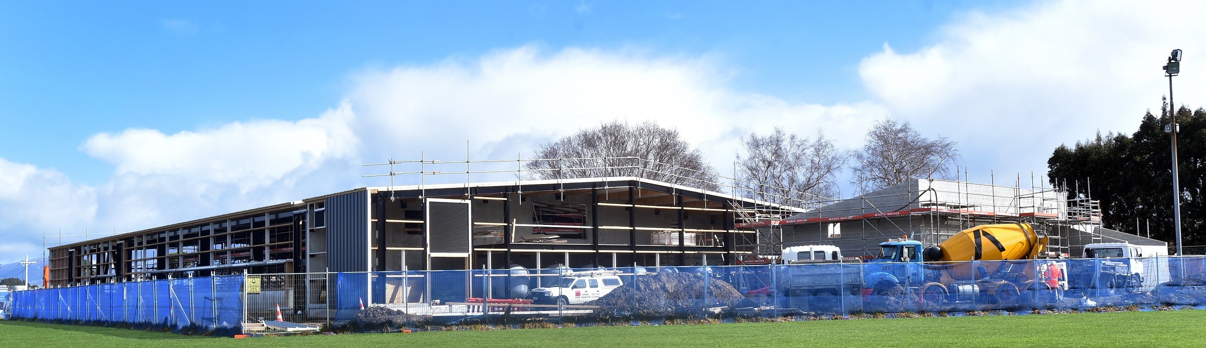 The new facility continues to take shape in September last year. Photo: Peter McIntosh