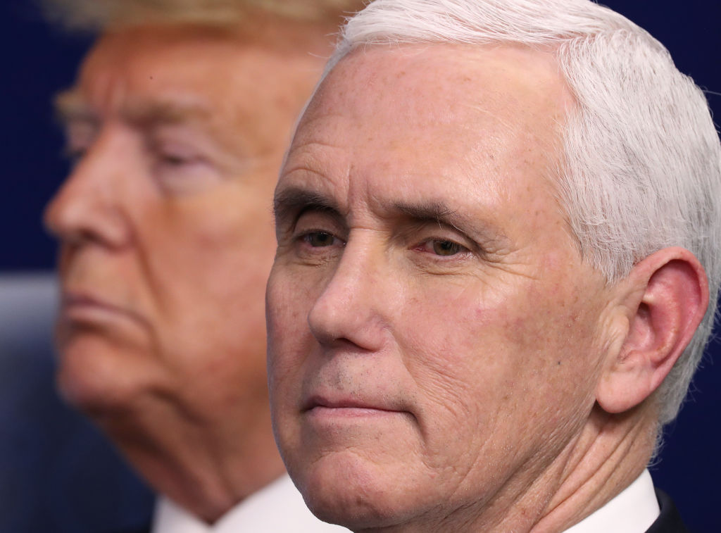 Mike Pence has increasingly distanced himself from Donald Trump, saying the ex-president's...