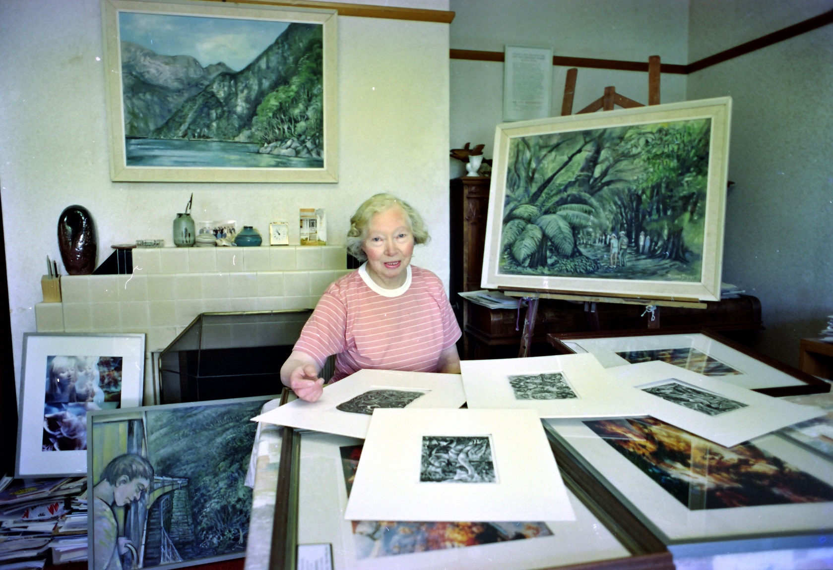 Rona Dyer is photographed by the Otago Daily Times in 1995. Photo: staff photographer